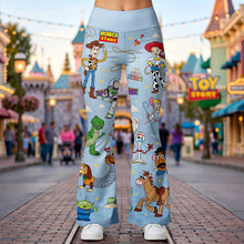 Load image into Gallery viewer, “Adventure Awaits!” - Friendship Adventure Flare Leggings - Personalized Gift for Friends and Loved Ones Shorts and Pants PopCulturePrints

