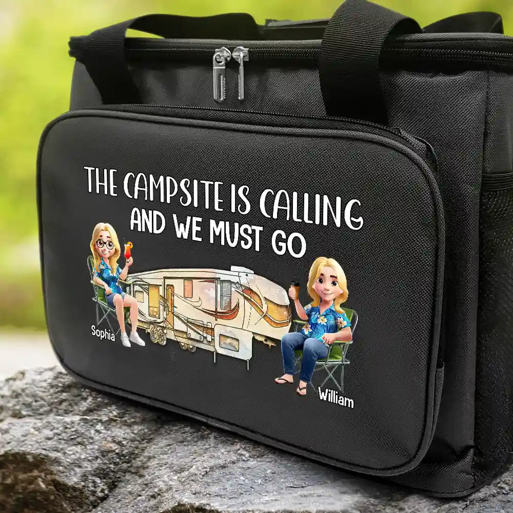 Camping Partners For Life - Personalized Lunch Bag for Couples Lunch Bag, Cooling Tote PopCulturePrints