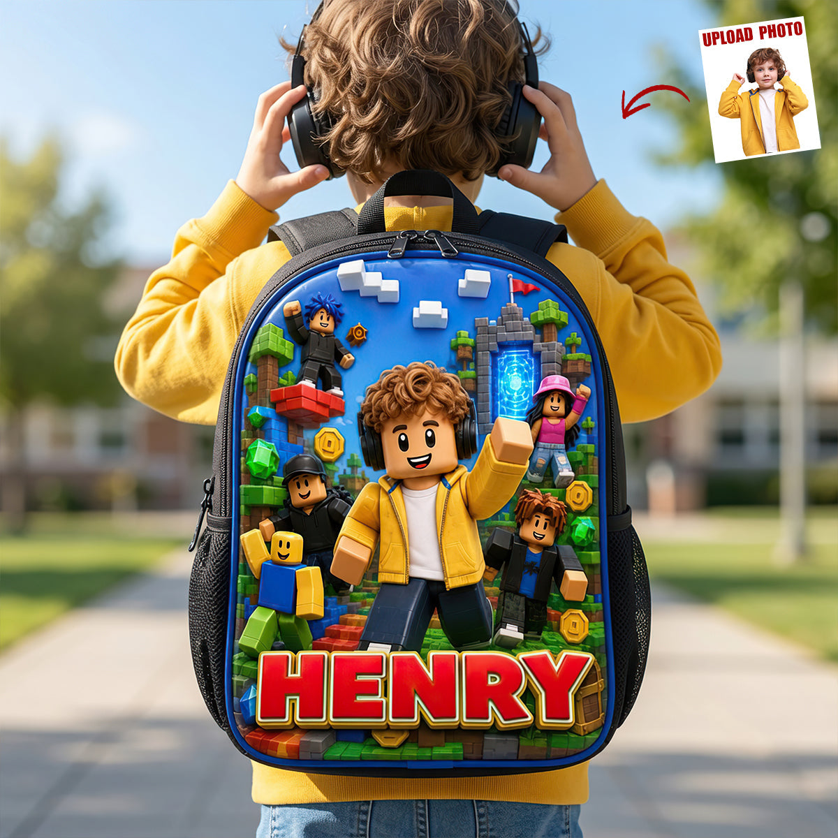 Adventure Kid Backpack - Custom Photo Gifts For Kids 03NADT140726 Backpack PopCulturePrints