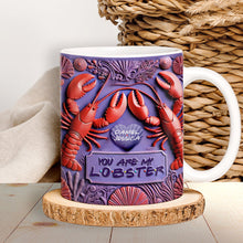 Load image into Gallery viewer, Customized Lobster Couple Mug - You Are My Lobster
