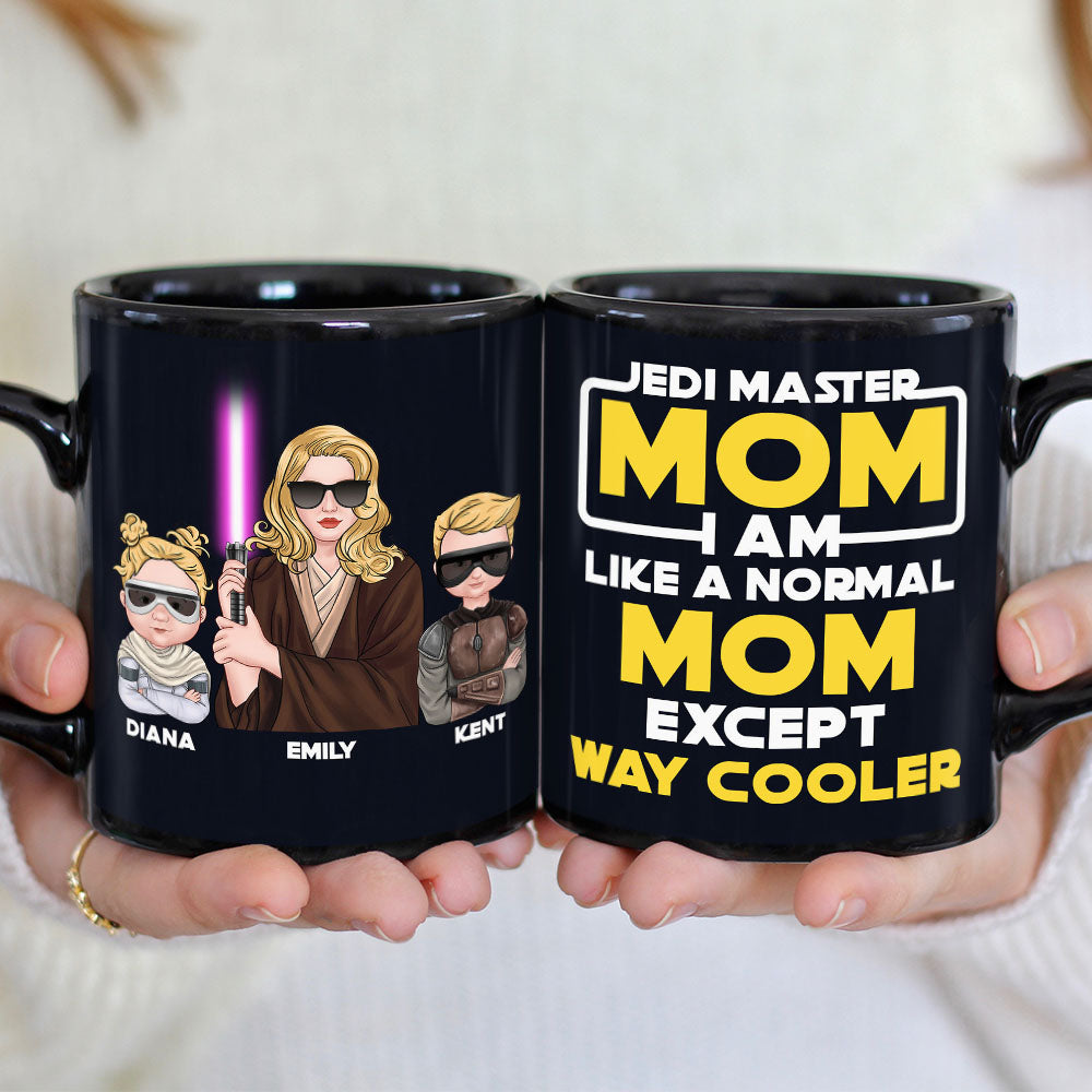 Jedi Master Mom - Personalized Cool Mom Coffee Mug Coffee Mug PopCulturePrints
