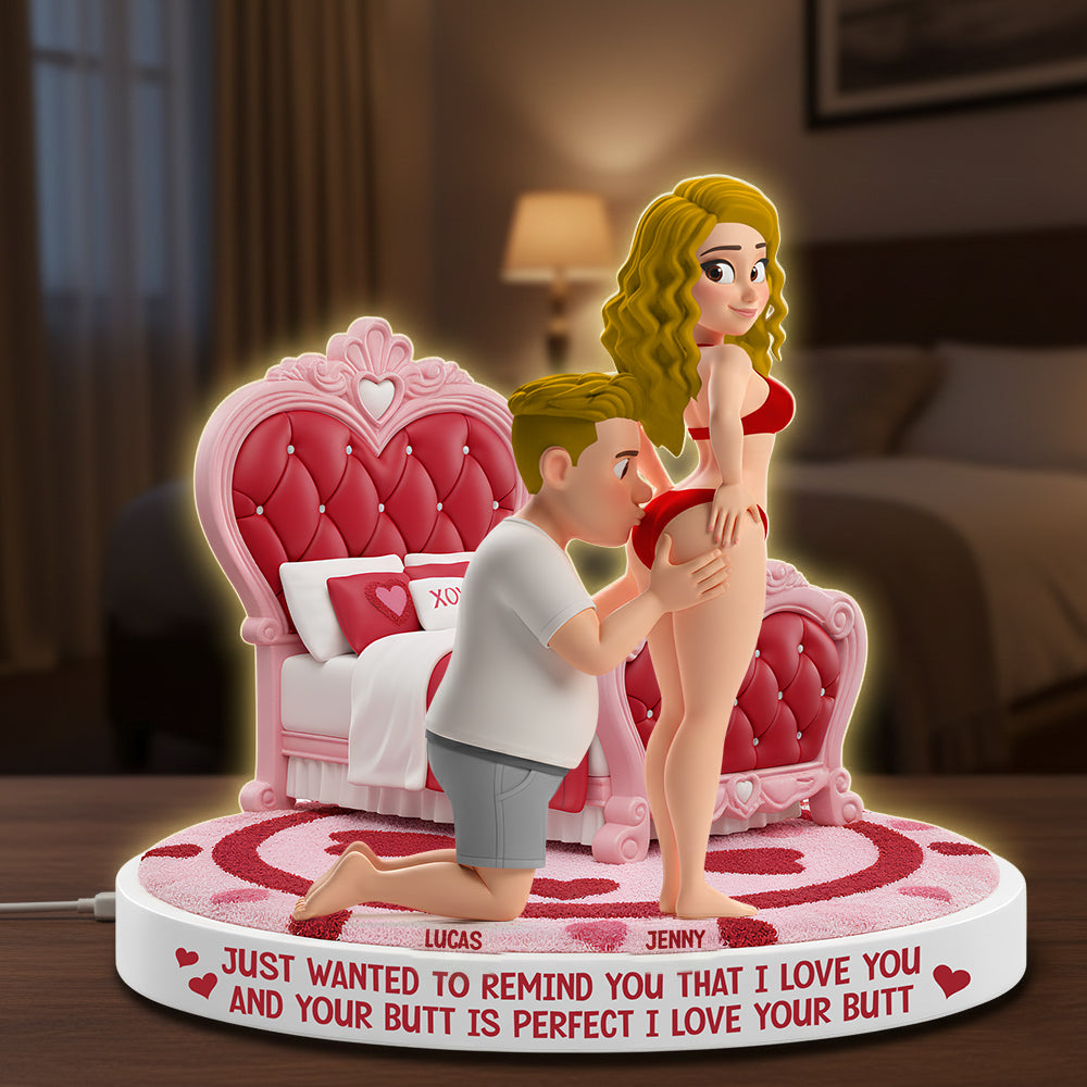 Naughty Couple Acrylic Light Box - Personalized Gifts for Couples Light Box PopCulturePrints