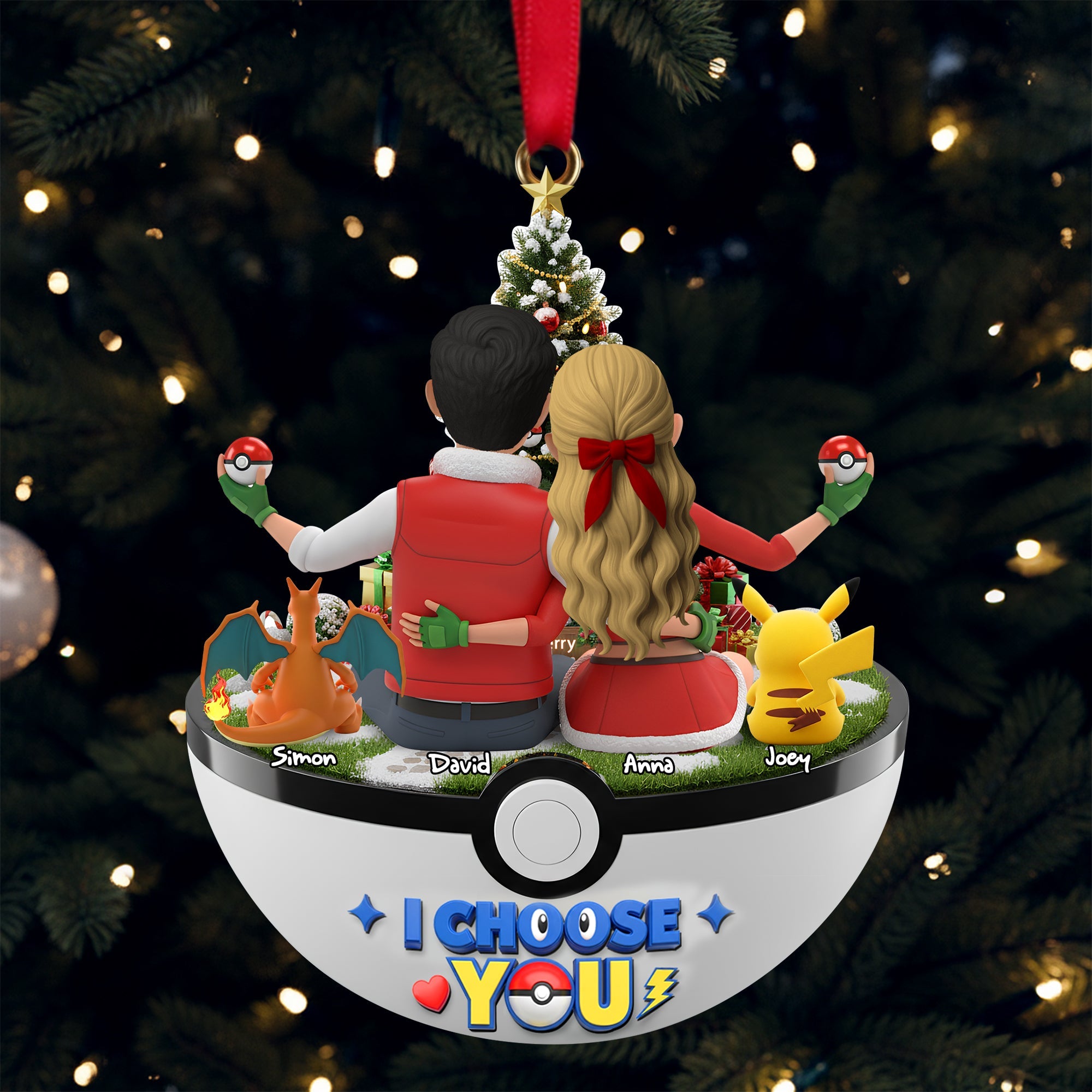 I Choose You Ornament - Personalized Gift for Couples Ornament PopCulturePrints