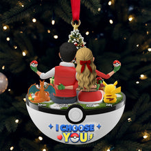 Load image into Gallery viewer, I Choose You Ornament - Personalized Gift for Couples Ornament PopCulturePrints
