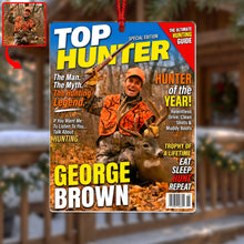 Load image into Gallery viewer, “The Hunting Legend” - Custom Personalized Christmas Ornament for Hunting Lovers Ornament PopCulturePrints
