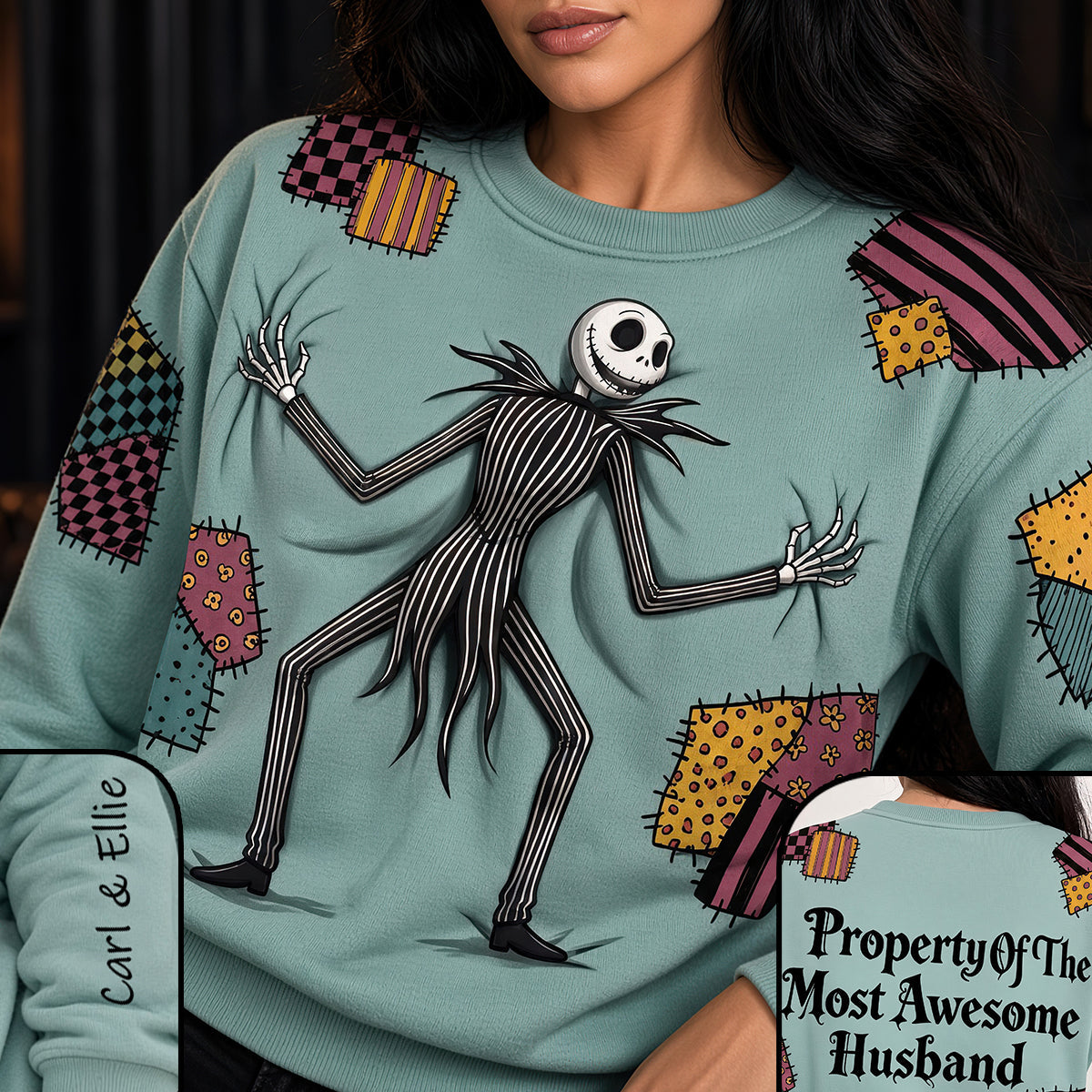 Funny Spooky 3D Shirt - Personalized Gifts For Christmas 05hudt081026 AOP Products PopCulturePrints