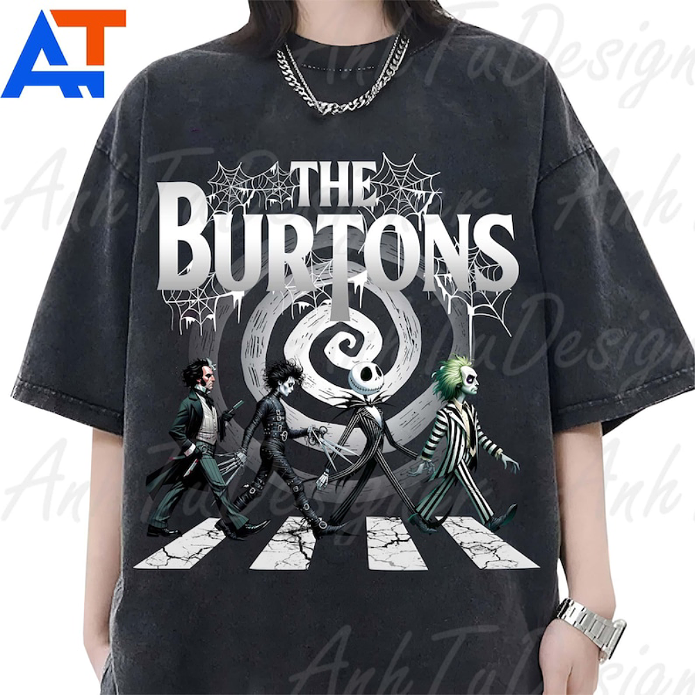 Tim Burton Horror Fan Themed Halloween Shirt