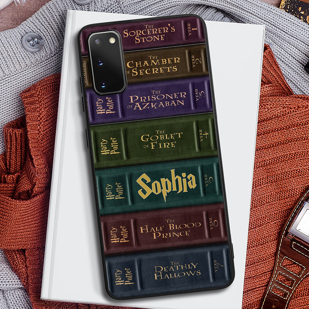 Personalized Harry Potter Book Spine Phone Case