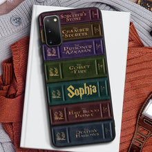 Load image into Gallery viewer, Personalized Harry Potter Book Spine Phone Case
