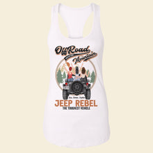 Load image into Gallery viewer, Personalized Jeep Girls Tank Top - Good Girls Go To Heaven
