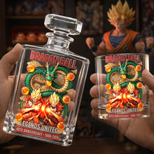 Load image into Gallery viewer, "Celebrate 40 Years of Legends with Dragon Ball Decanter Set" - Personalized Gifts for Fans and Collectors Bottle PopCulturePrints

