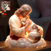Load image into Gallery viewer, "Embrace the Love" - Personalized Light Box - Custom Gift for Pet Owners Light Box PopCulturePrints
