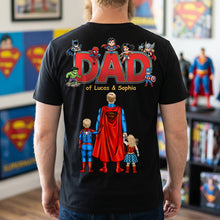 Load image into Gallery viewer, “The Best Superhero Ever” - Heroic Dad Shirt - Personalized Gift for Dads, Grandpas, and Father Figures Shirts PopCulturePrints
