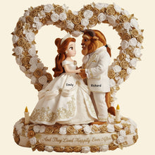 Load image into Gallery viewer, And They Lived Happily Ever After - Personalized Wedding Couple Pillow Pillow PopCulturePrints

