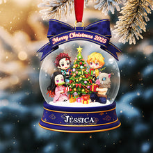 Load image into Gallery viewer, Celebrate Christmas with Personalized Joy - Darkness Hunter Custom Shape Acrylic Ornament Ornament PopCulturePrints
