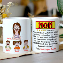 Load image into Gallery viewer, Mom, You&#39;re Amazing! - Personalized Coffee Mug - Gift for Mom or Grandma Coffee Mug PopCulturePrints
