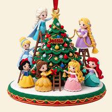 Load image into Gallery viewer, Fairytale Christmas Tree Acrylic Ornament - Personalized Gifts 07tyta121026 Ornament PopCulturePrints
