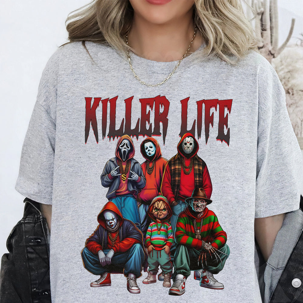 Killer Life Halloween Horror Icon Shirt