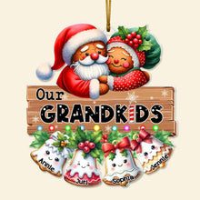 Load image into Gallery viewer, Custom Grandparents&#39; Gingerbread Christmas Ornament Ornament PopCulturePrints

