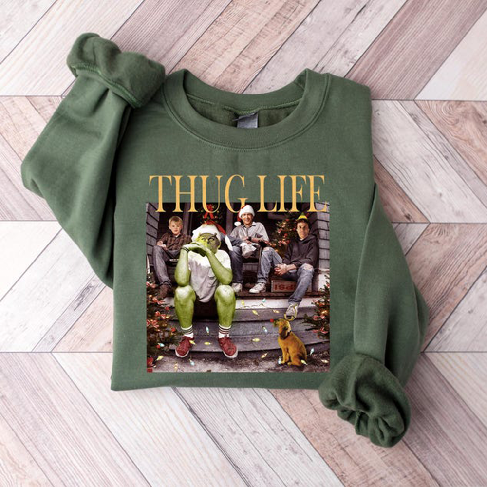 Thug Life Funny Christmas Sweatshirt