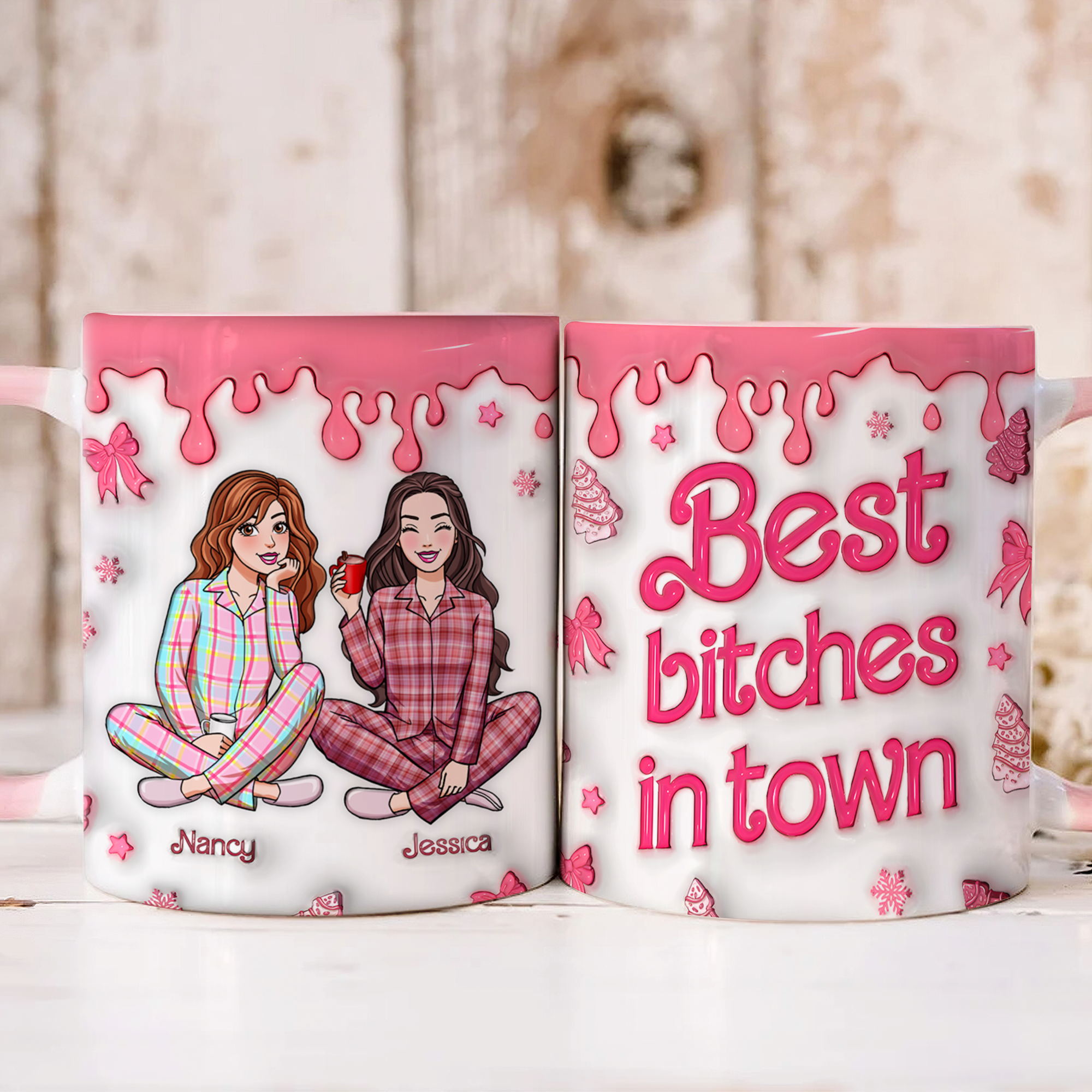 Personalized Gifts For Friends Coffee Mug Cute Inflated Effect 03topu121024 Coffee Mug PopCulturePrints