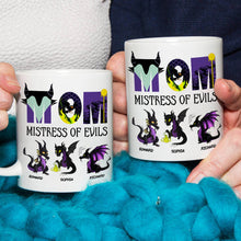 Load image into Gallery viewer, Personalized Evil Mom Mistress of Evils Coffee Mug Coffee Mug PopCulturePrints
