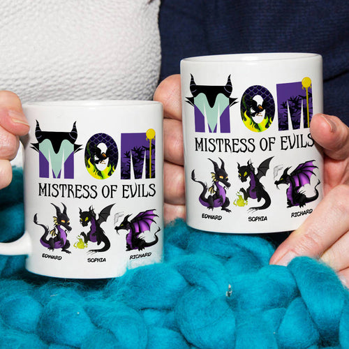 Personalized Evil Mom Mistress of Evils Coffee Mug Coffee Mug PopCulturePrints