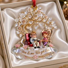 Load image into Gallery viewer, Eternal Reading Partners - Personalized Christmas Ornament for Couples
