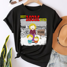 Load image into Gallery viewer, Best MOM Ever - Personalized Mom Shirt for Unique Gifts Shirts PopCulturePrints
