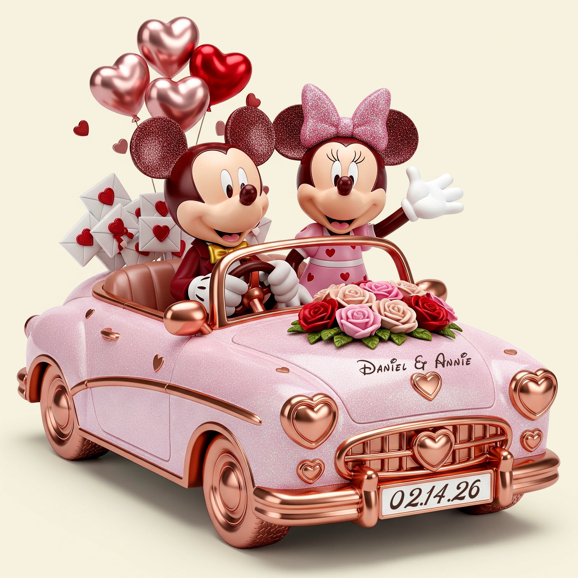 Love is in the Details - Couple Anniversary Acrylic Light Box, Personalized Gift for Couples Light Box PopCulturePrints
