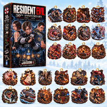 Load image into Gallery viewer, Unlock Your Nightmare: 30th Anniversary Horror Game Advent Calendar - Personalized Gifts for Fans Advent Calendar PopCulturePrints
