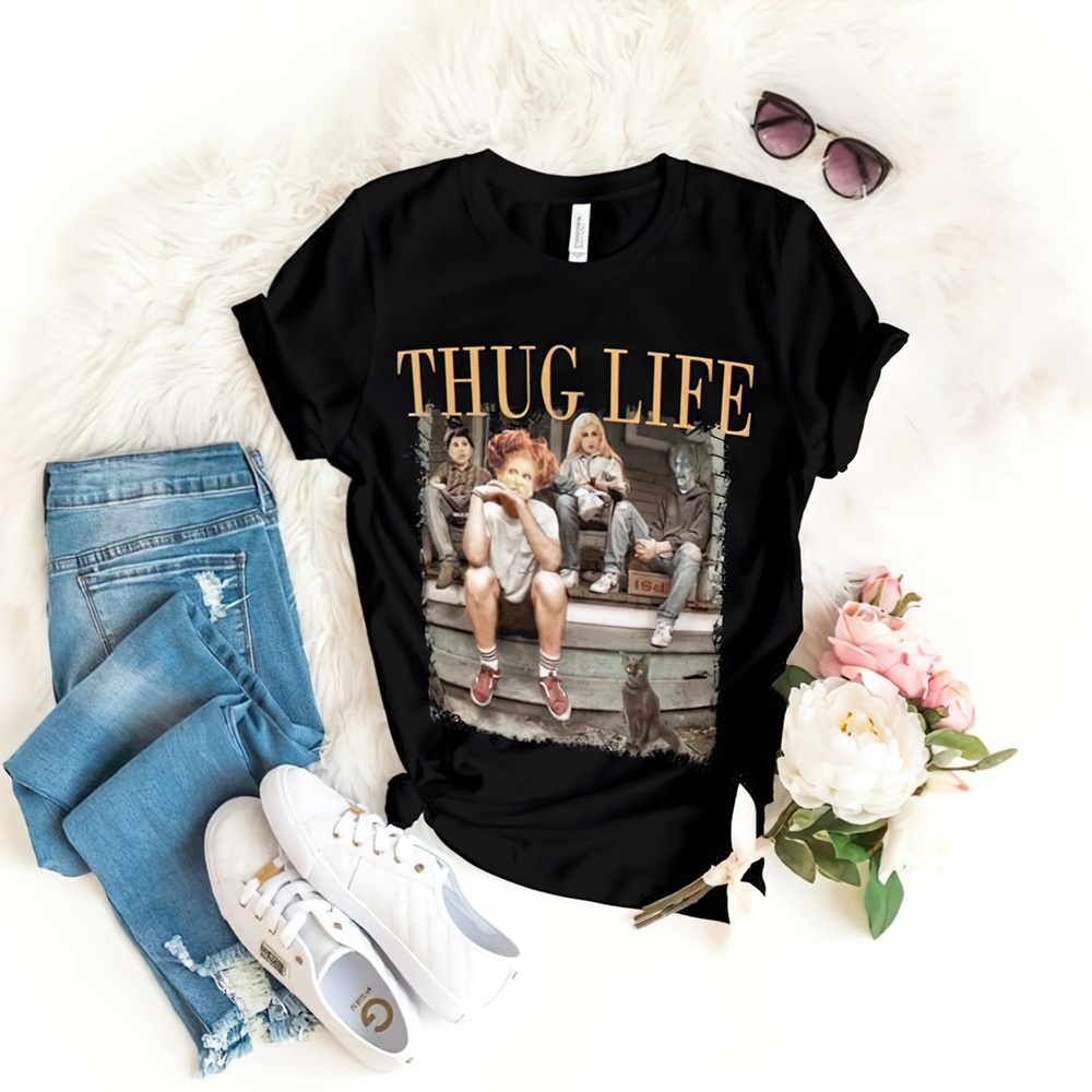 Thug Life Pop Culture Crewneck Sweatshirt