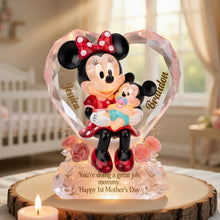 Load image into Gallery viewer, You're doing a great job, mommy - Happy 1st Mother's Day Personalized Acrylic Plaque for Moms and Grandmas Shaped Plaques PopCulturePrints
