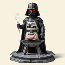 Load image into Gallery viewer, “Galaxy&#39;s Best Griller” - Personalized Acrylic Plaque, Gift for Dad, Grandpa &amp; Grill Lovers Shaped Plaques PopCulturePrints
