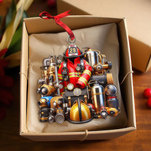 Load image into Gallery viewer, Custom Firefighter Christmas Ornament - Personalized Gift
