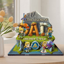 Load image into Gallery viewer, The Legend of Dad - Personalized Acrylic Plaque - Unique Gift for Dads, Grandpas &amp; More Shaped Plaques PopCulturePrints
