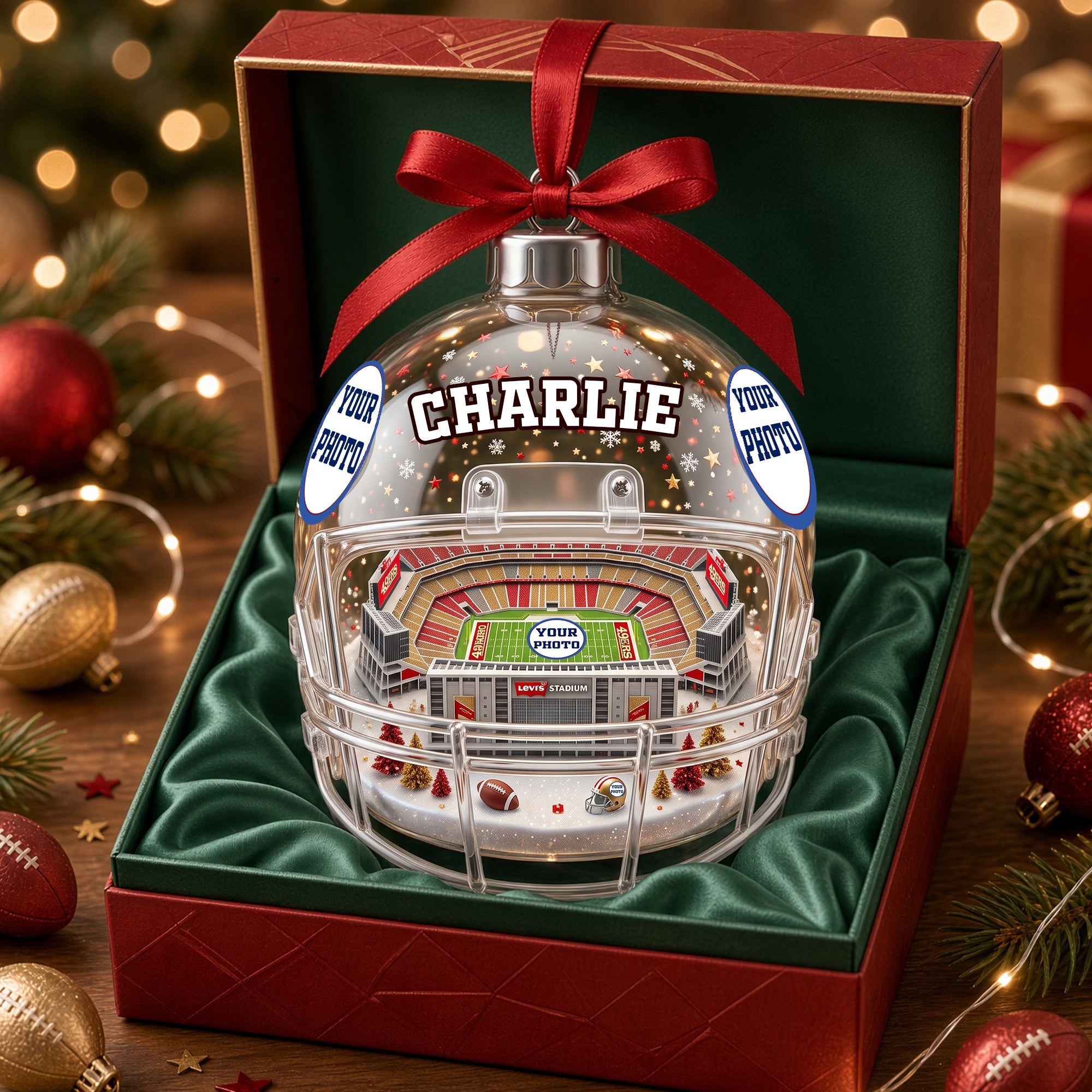 Stadium Acrylic Ornament - Personalized Christmas Gifts For Sport Lovers 01nalu160926 Ornament PopCulturePrints