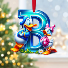 Load image into Gallery viewer, Custom Christmas Couple Ornament - Personalized Alphabet Design | Valentine&#39;s Day Gifts Ornament PopCulturePrints

