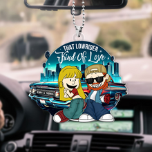 Load image into Gallery viewer, Personalized Lowrider Car Ornament for Couples - Unique Gift Ornament PopCulturePrints
