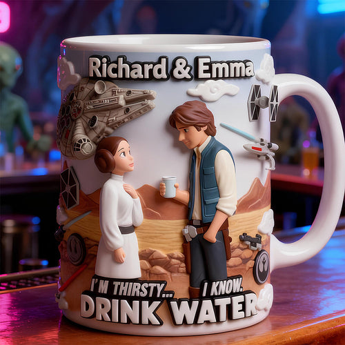 I'm Thirsty... I Know. Drink Water! - Funny & Loving Coffee Mug for Couples Coffee Mug PopCulturePrints