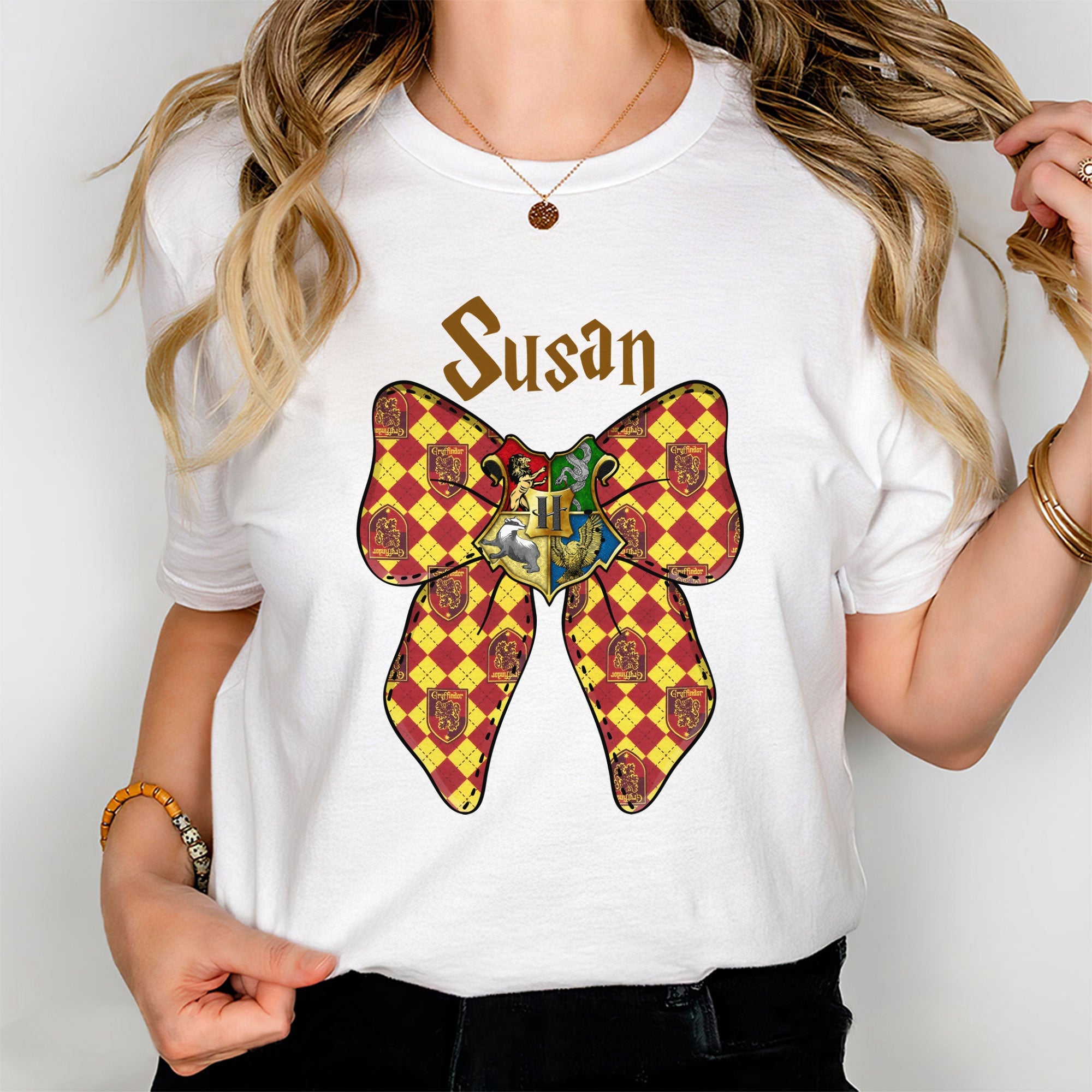 Personalized Magic Fan Bow T-Shirt