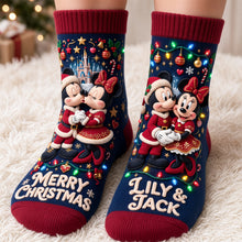 Load image into Gallery viewer, Lovely Kiss Socks - Personalized Holiday Gift for Couples
