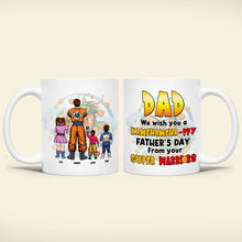 Load image into Gallery viewer, Custom Father&#39;s Day Mug - Anime Super Warriors Gift Coffee Mug PopCulturePrints
