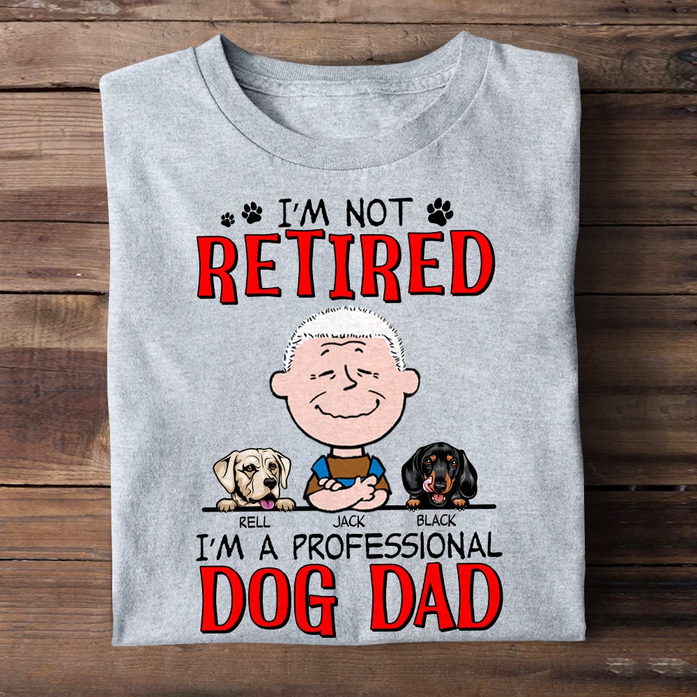 Personalized Dog Lover T-Shirt - Professional Dog Dad Gift