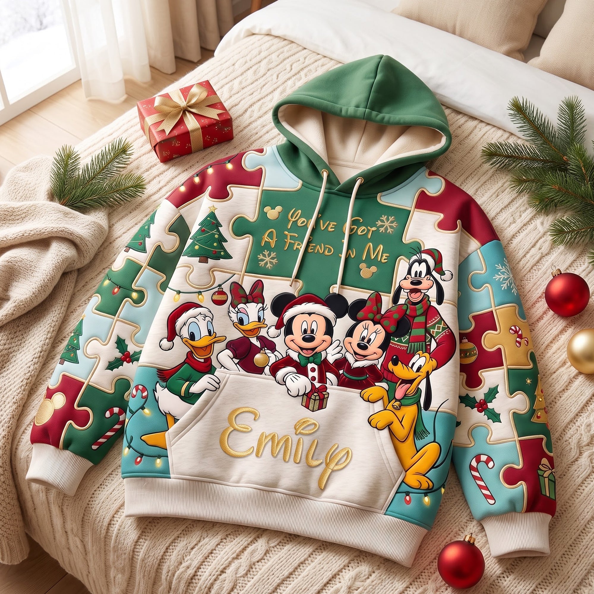 You've Got A Friend In Me: Warm Christmas 3D Shirt - Personalized Christmas Gifts AOP Products PopCulturePrints