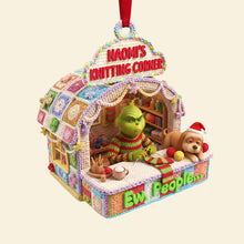Load image into Gallery viewer, Ew. People - Personalized Christmas Ornament for Knitting Lovers Ornament PopCulturePrints
