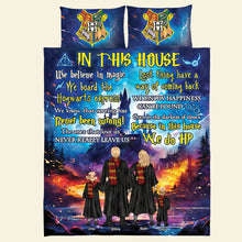 Load image into Gallery viewer, Personalized Harry Potter Family Quilt Bed Set
