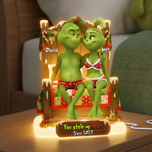 Load image into Gallery viewer, You Stole My Heart - Personalized Acrylic Light Box for Couples Light Box PopCulturePrints
