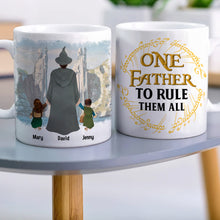 Load image into Gallery viewer, Personalized Mug: One Father to Rule Them All Coffee Mug PopCulturePrints
