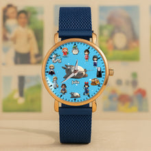 Load image into Gallery viewer, Cute Cartoon Mesh Strap Quartz Watch - Personalized Gift for Cartoon Lovers Quartz Watch PopCulturePrints
